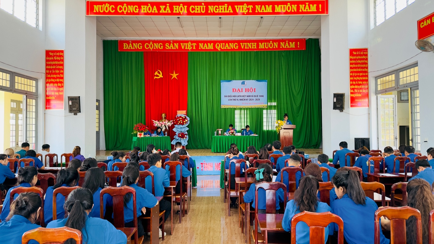 Đại hội Đại biểu Hội liên hiệp Thanh niên Viêt Nam xã DLiê Yang lần thứ VI,  nhiệm kỳ 2024 – 2029